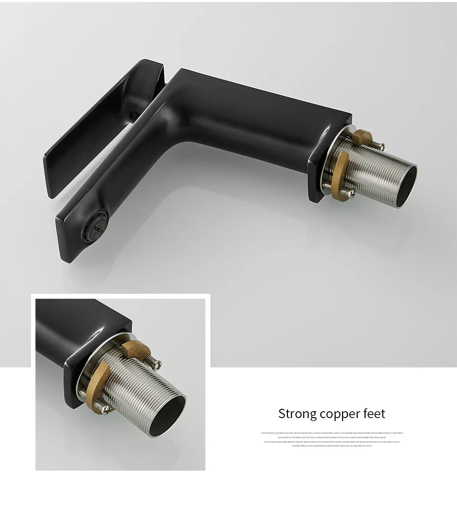 Basin Faucet Bathroom Sink Faucet Handle Hole Chrome