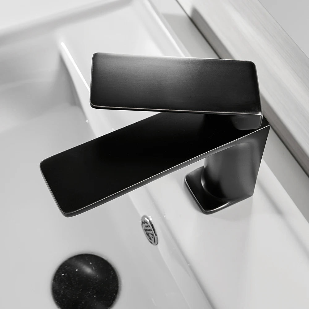 Basin Faucet Bathroom Sink Faucet Handle Hole Chrome