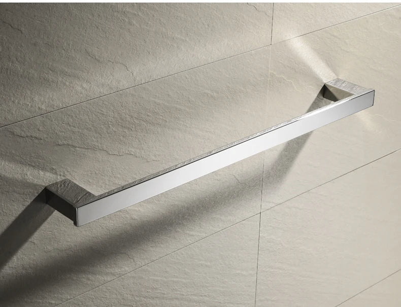 Stainless Steel Bathroom Wall Shelf Towel Bar Rack
