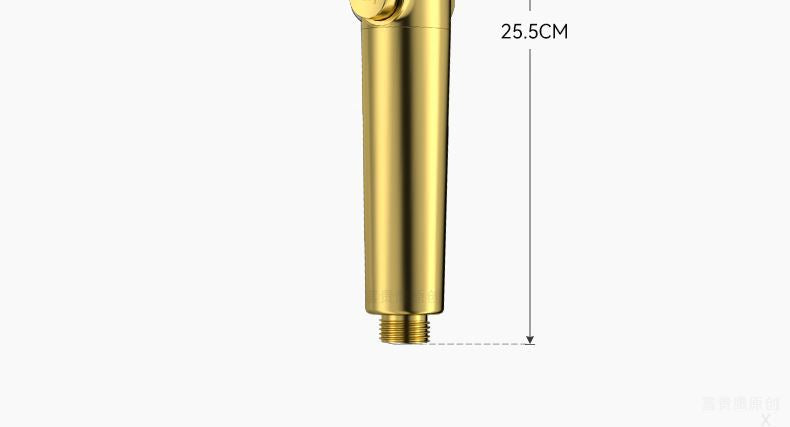 High Pressurized Filter Gold Shower Head Modes Adjustable