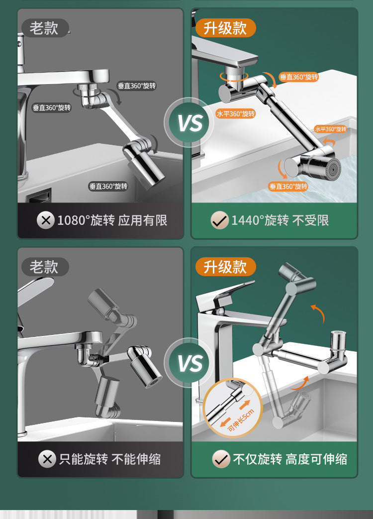 Metal 1440 Retractable Universal Robotic Arm Swivel Extension