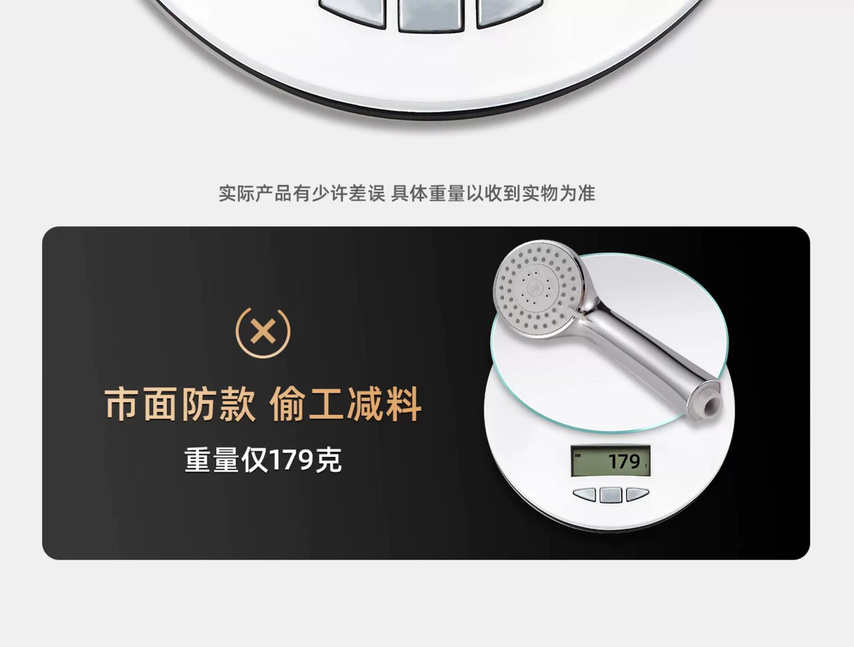 Upgraded 304 Stainless Steel High Pressure Shower Head