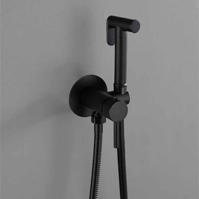 Wall Mounted Bidet Sprayer Faucet Bathroom Cold Water