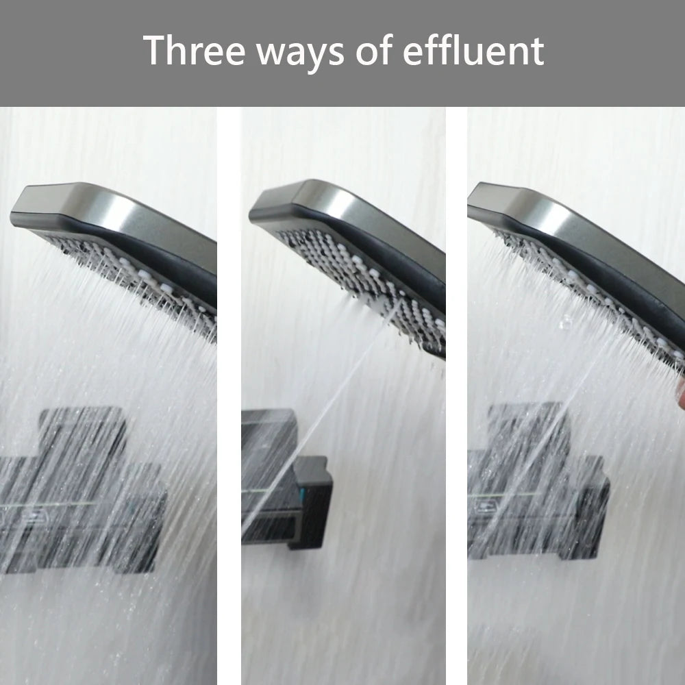 Zappo Led Digital Display Shower System Bathroom Shower