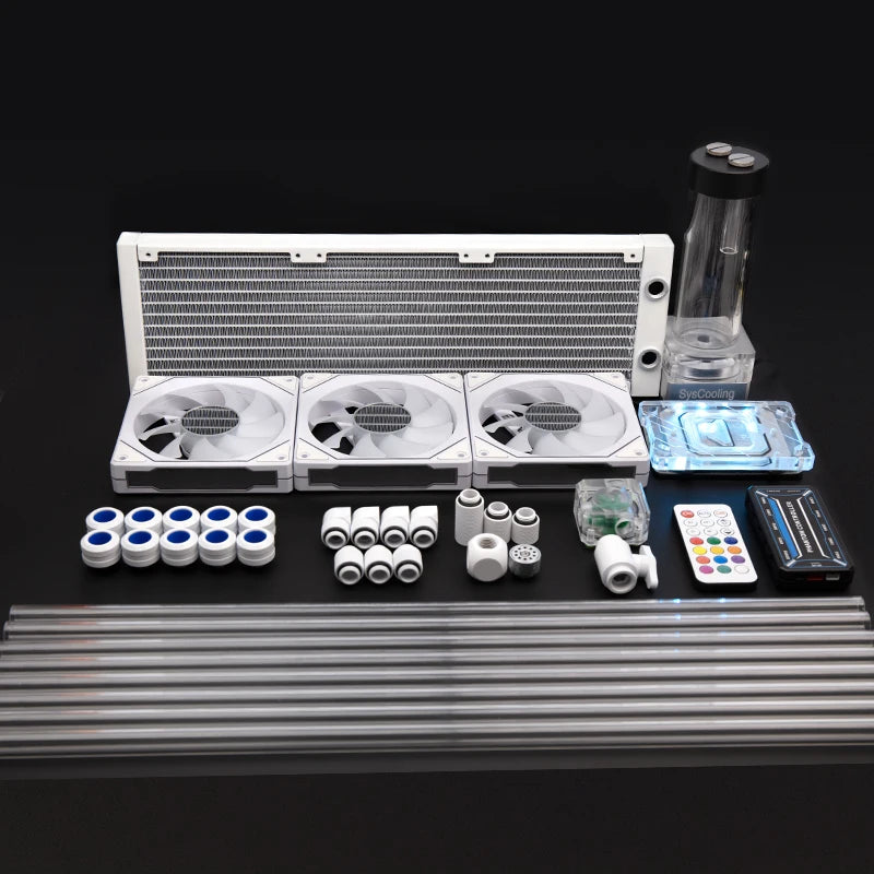 Syscooling Diy Pc Water Liquid Cooling Fan Kit