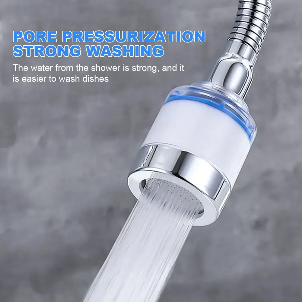 360 Degree Rotating Faucet Filters Bubbler Mount Anti-Splash