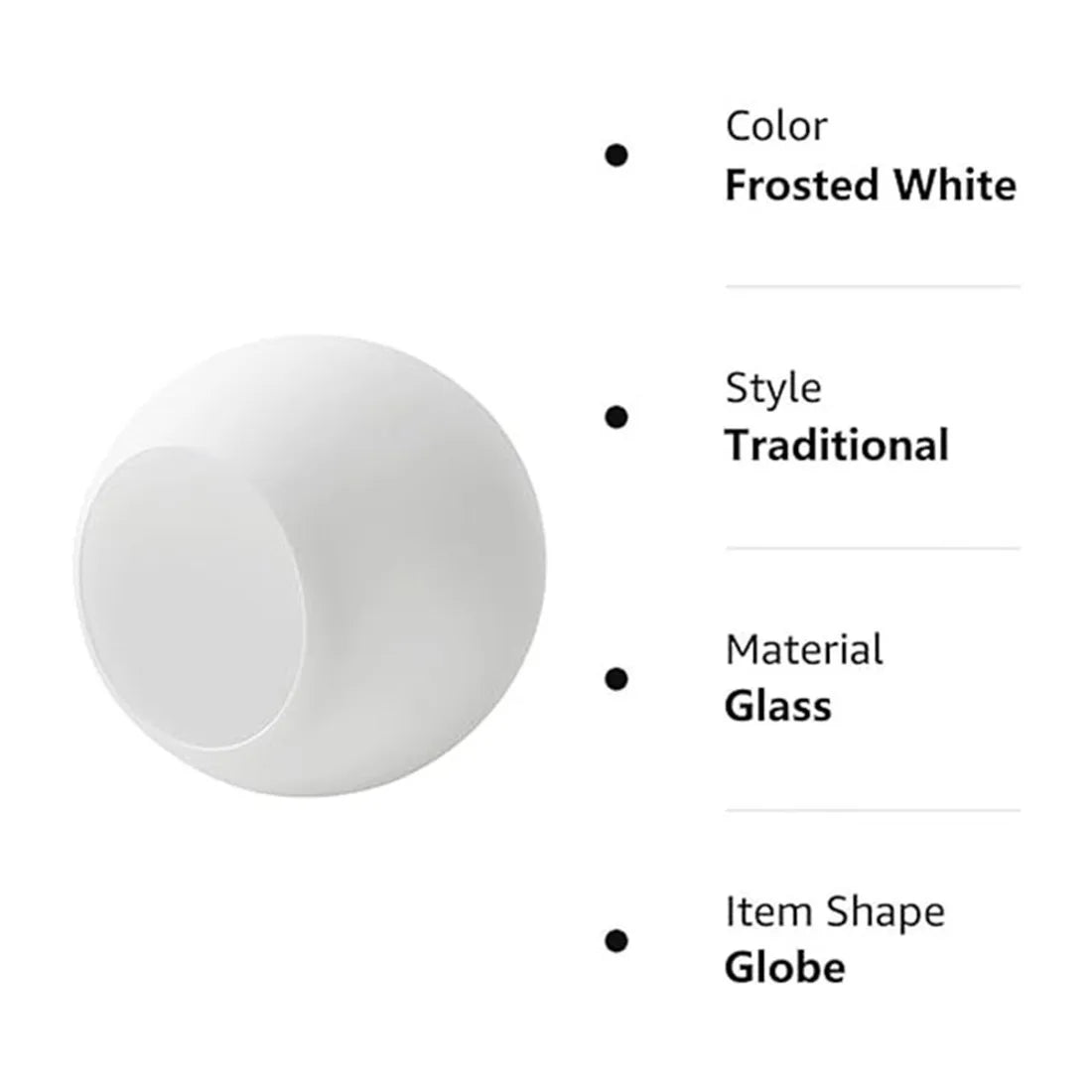 Soft White D9cm D10cm D12 5cm E14 Glass
