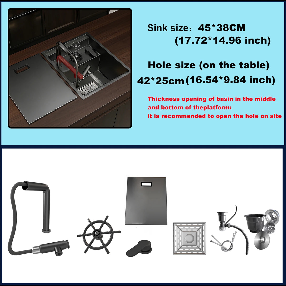 Hidden Sink Stainless Steel Sinks Bar Small Slot