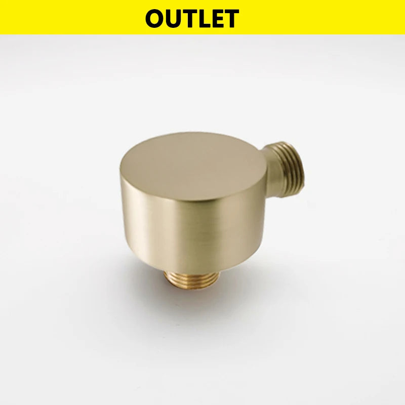 Slide Bar Hand Shower Brushed Matt Gold Functions