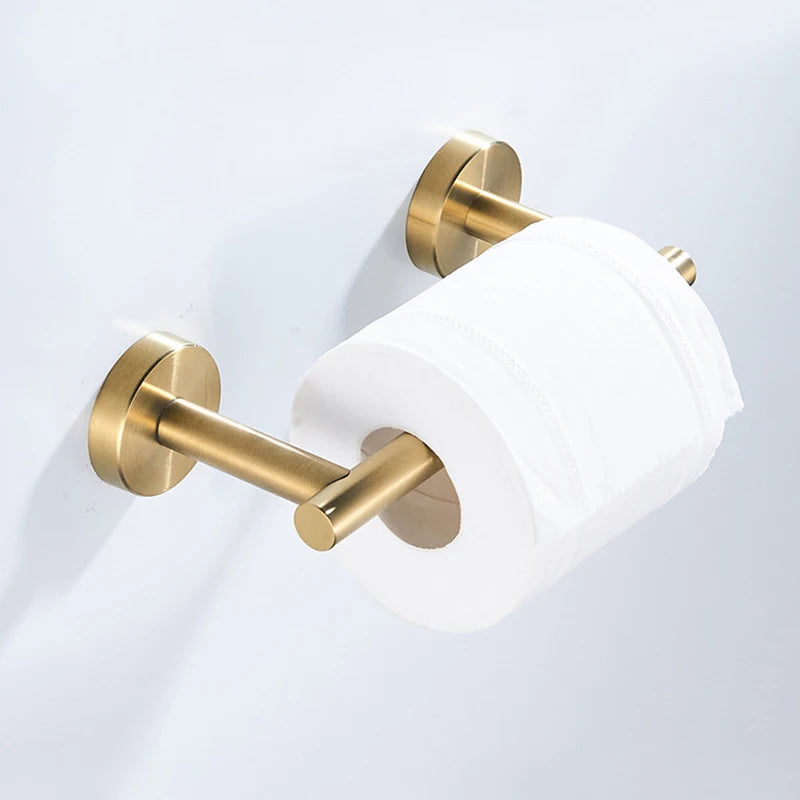 Stainless Steel Toilet Paper Holder Wall Mounted Toilet