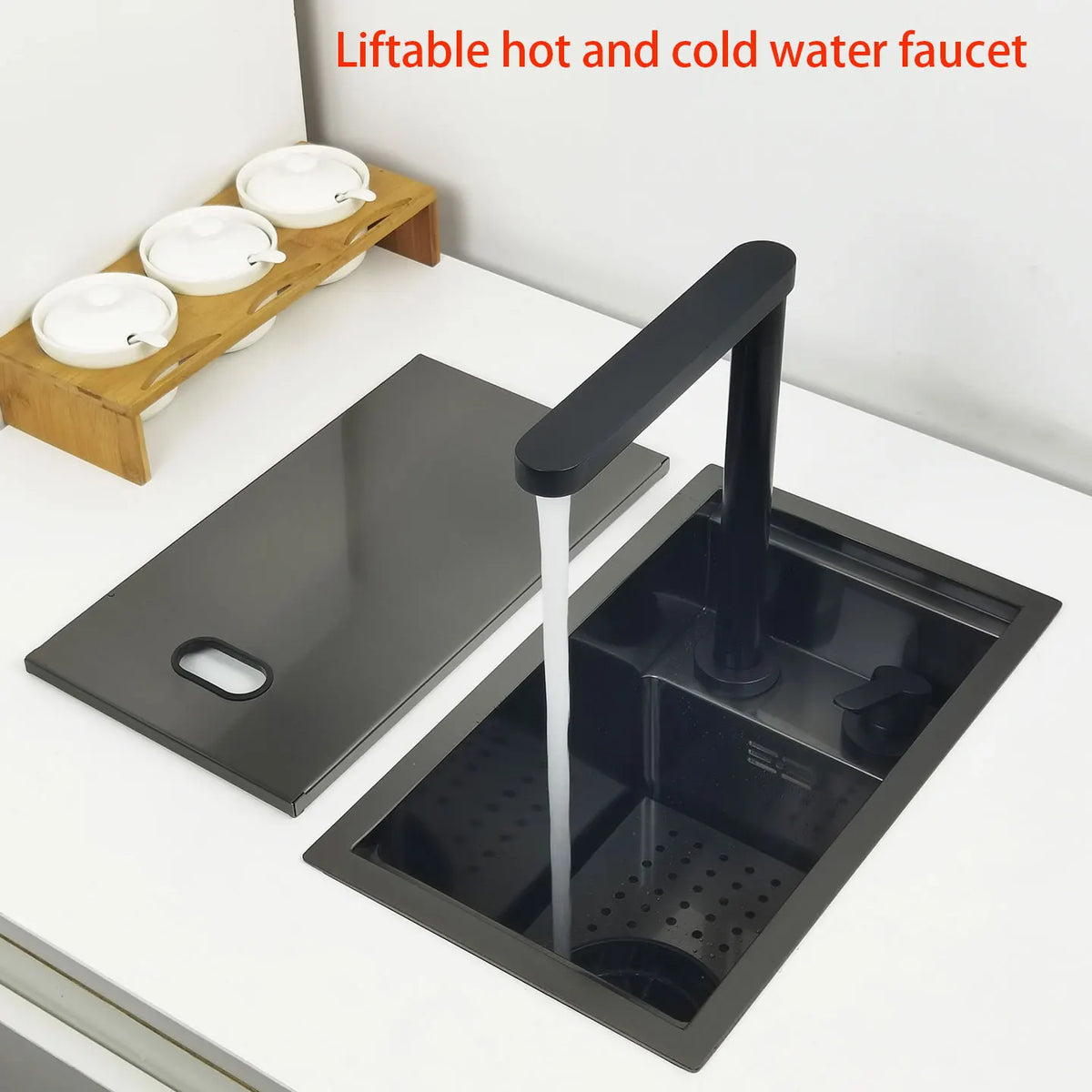 Mini Bar Sink Matte Black Nano Coating Cup
