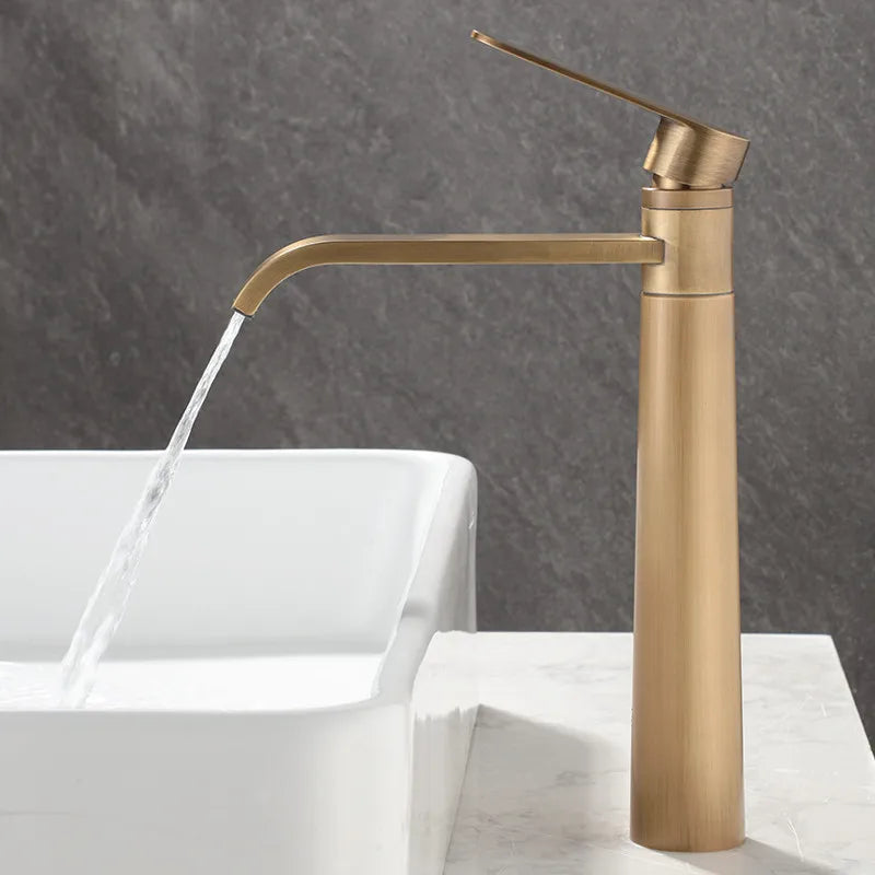 Basin Faucets Antique Bronze Bathroom Faucet & Cold