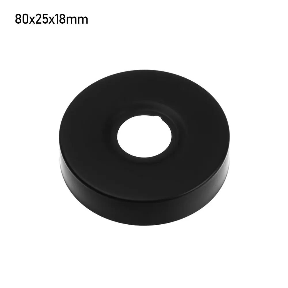 1pcs Black Shower Faucet Decorative Cover Chrome Finish