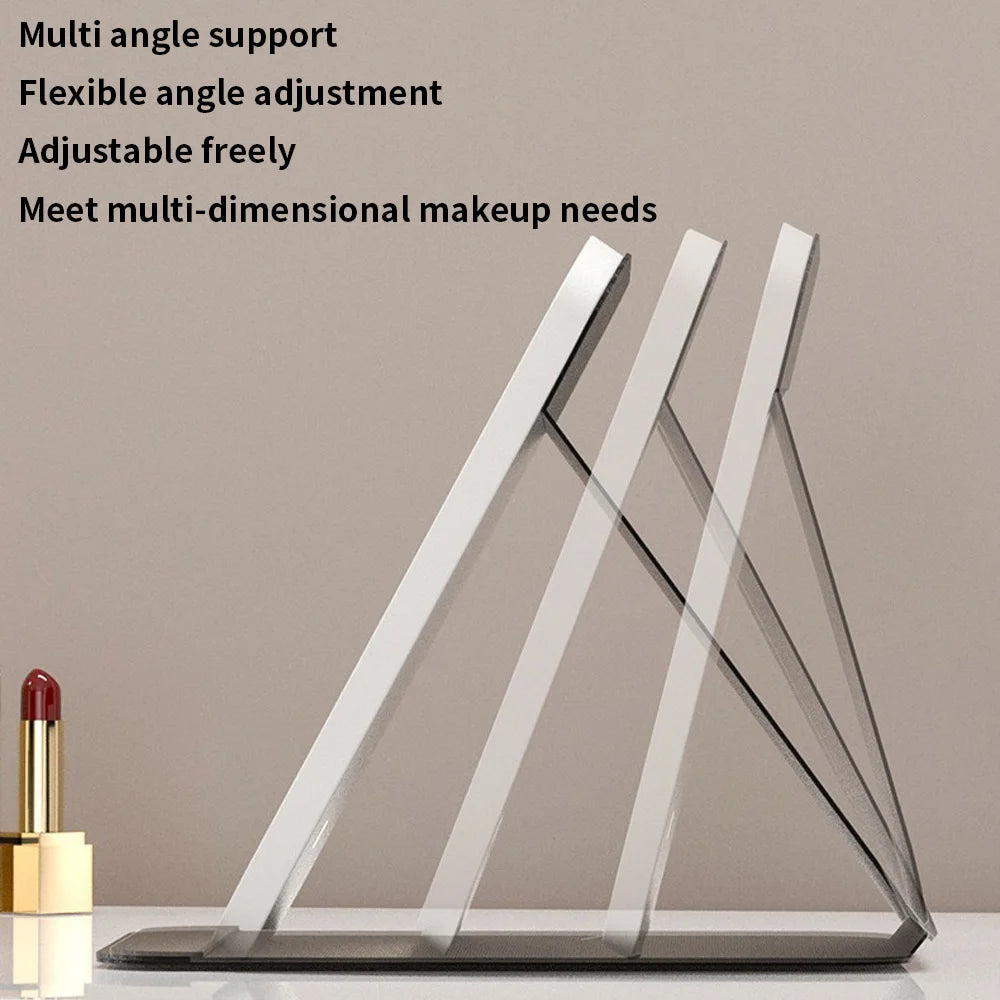 Led Lighted Makeup Mirror Foldable Rechargeable - Compact