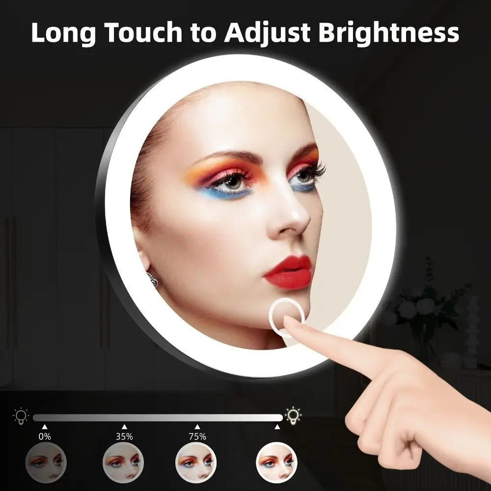 360 Adjustable Stand Magnifying Mirror Light High-Definition