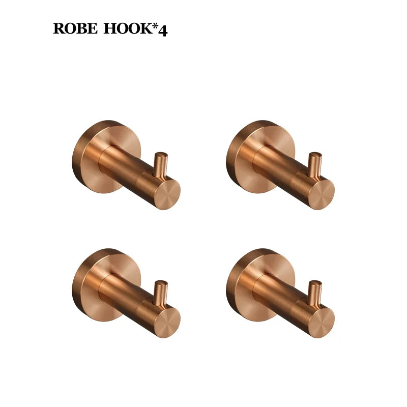 High Quality Brushed Rose Gold Bathroom Pendant Towel