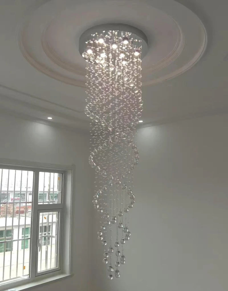 Crystal Led Hanging Lamp Modern Led Chandeliers Light