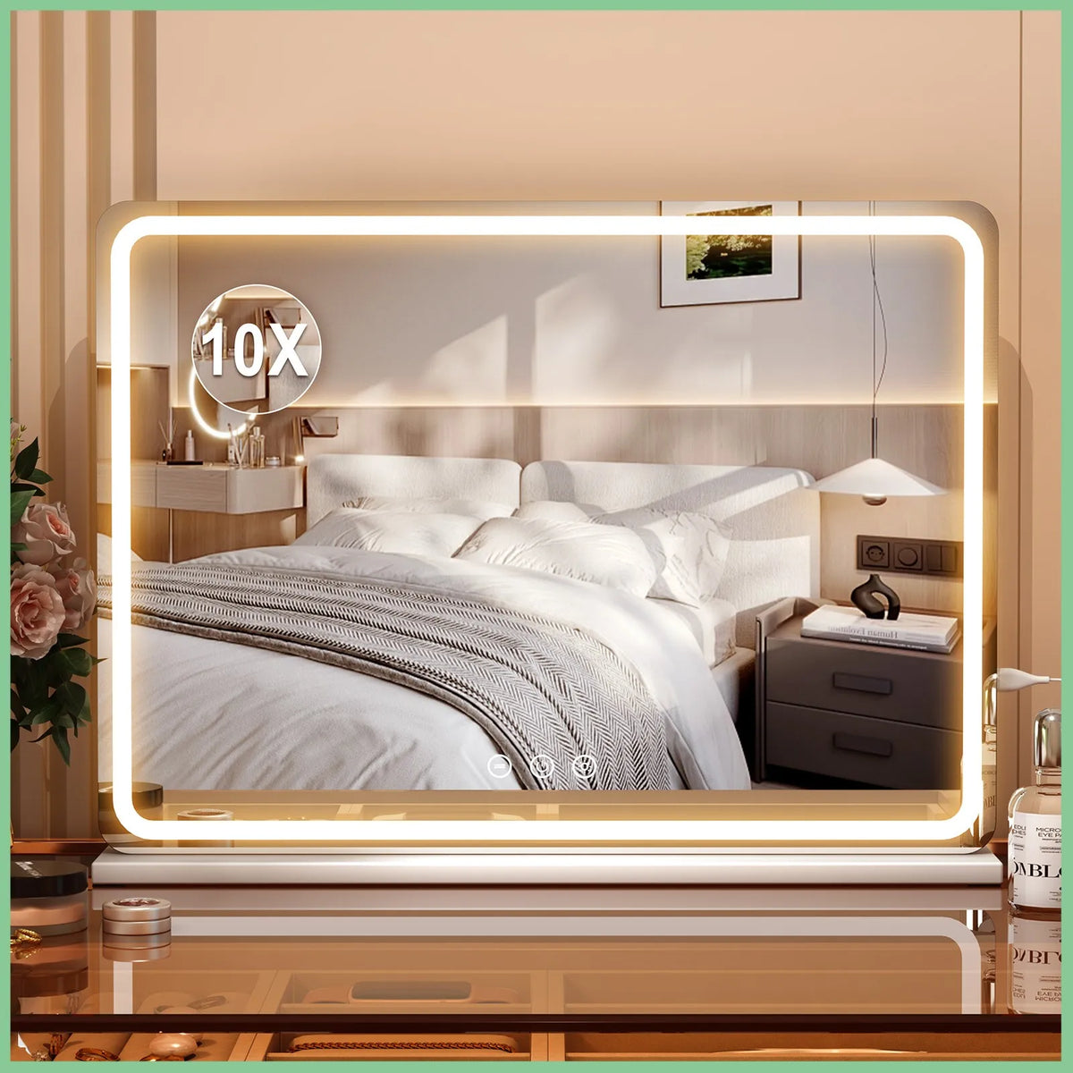 80cm Dressing Table Led Hollywood Vanity Mirror Large