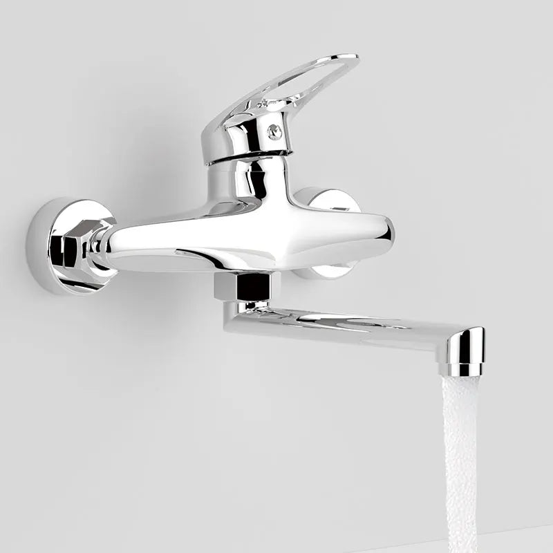 Faucet Mixers Wall Mounted Handle Mixer Tap Sink