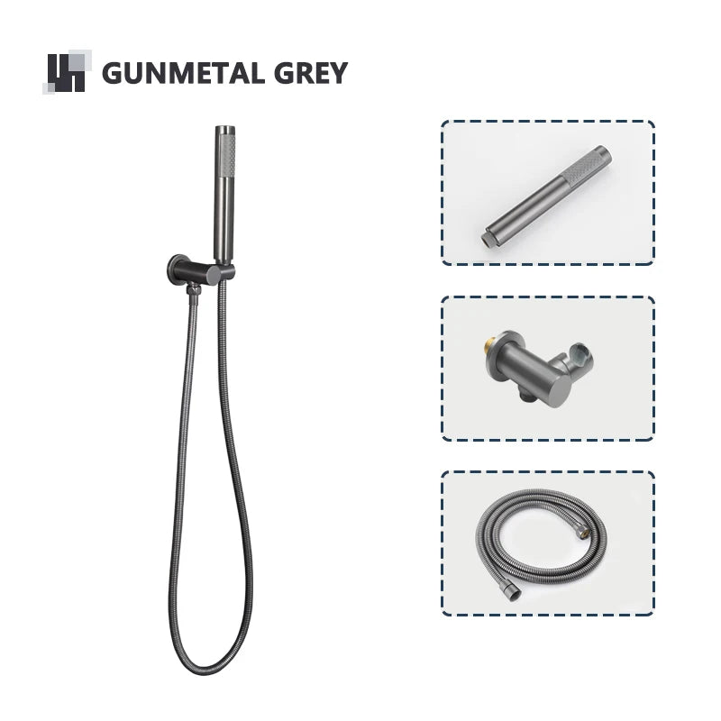 Bathroom Hand Shower Head 150cm Stainless Steel Shower