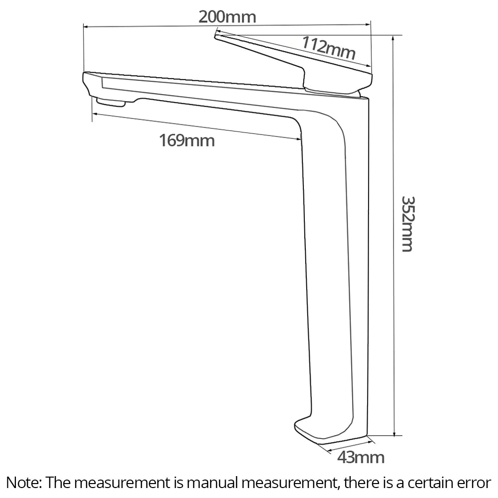 Bathroom Sink Faucet Deck Mount Brass Cold Mixer