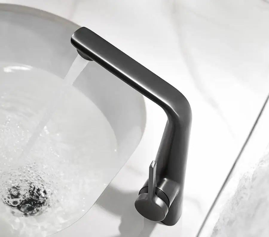 Brass White Or Brushed Gold Gray Modern Bathroom