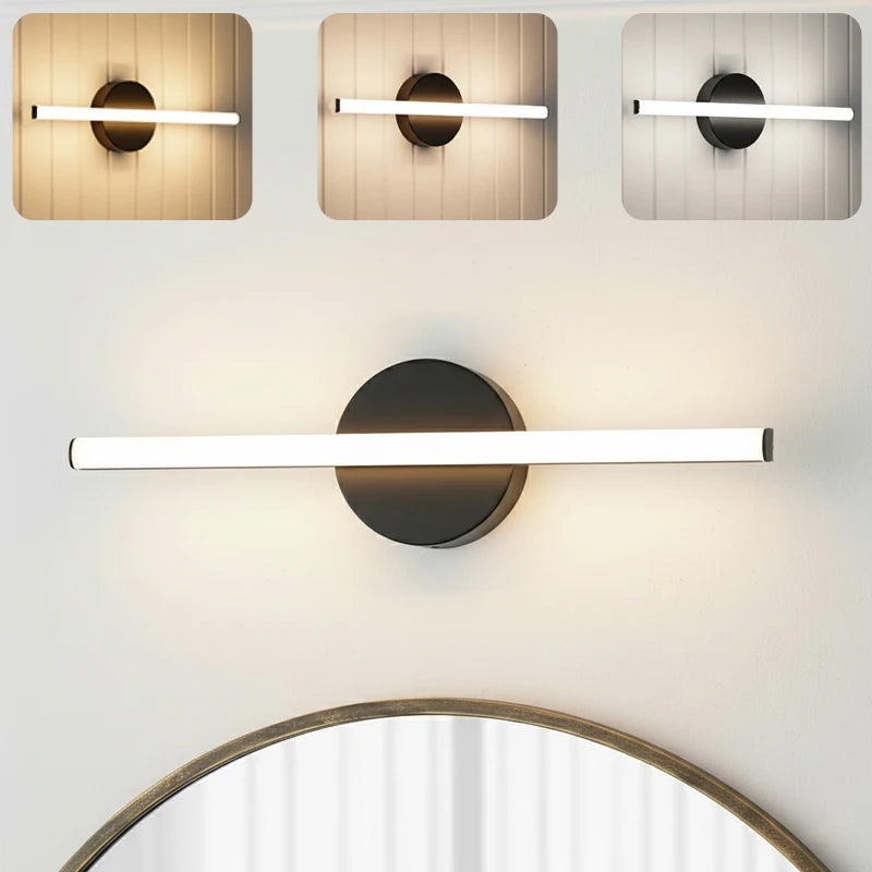 Nordic Led Mirror Lamp Simple Long Wall Lamp