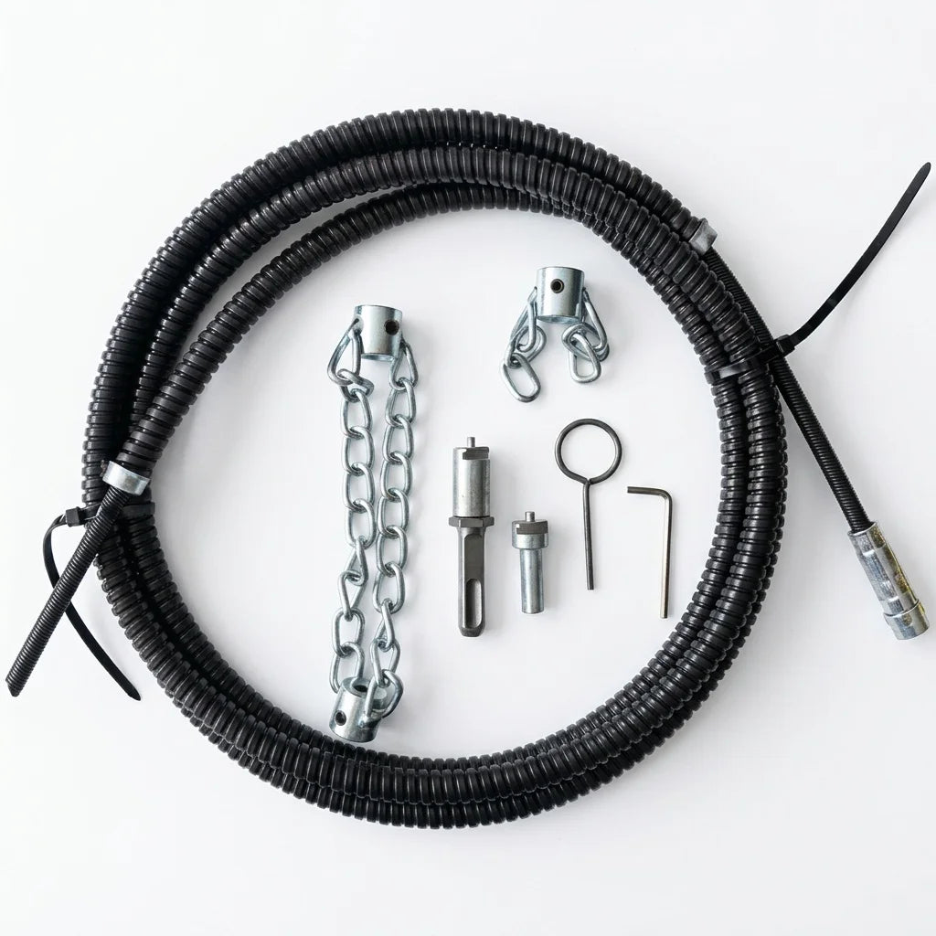 Electric Drill Drain Cleaner Spring Extension Sewer Pipe