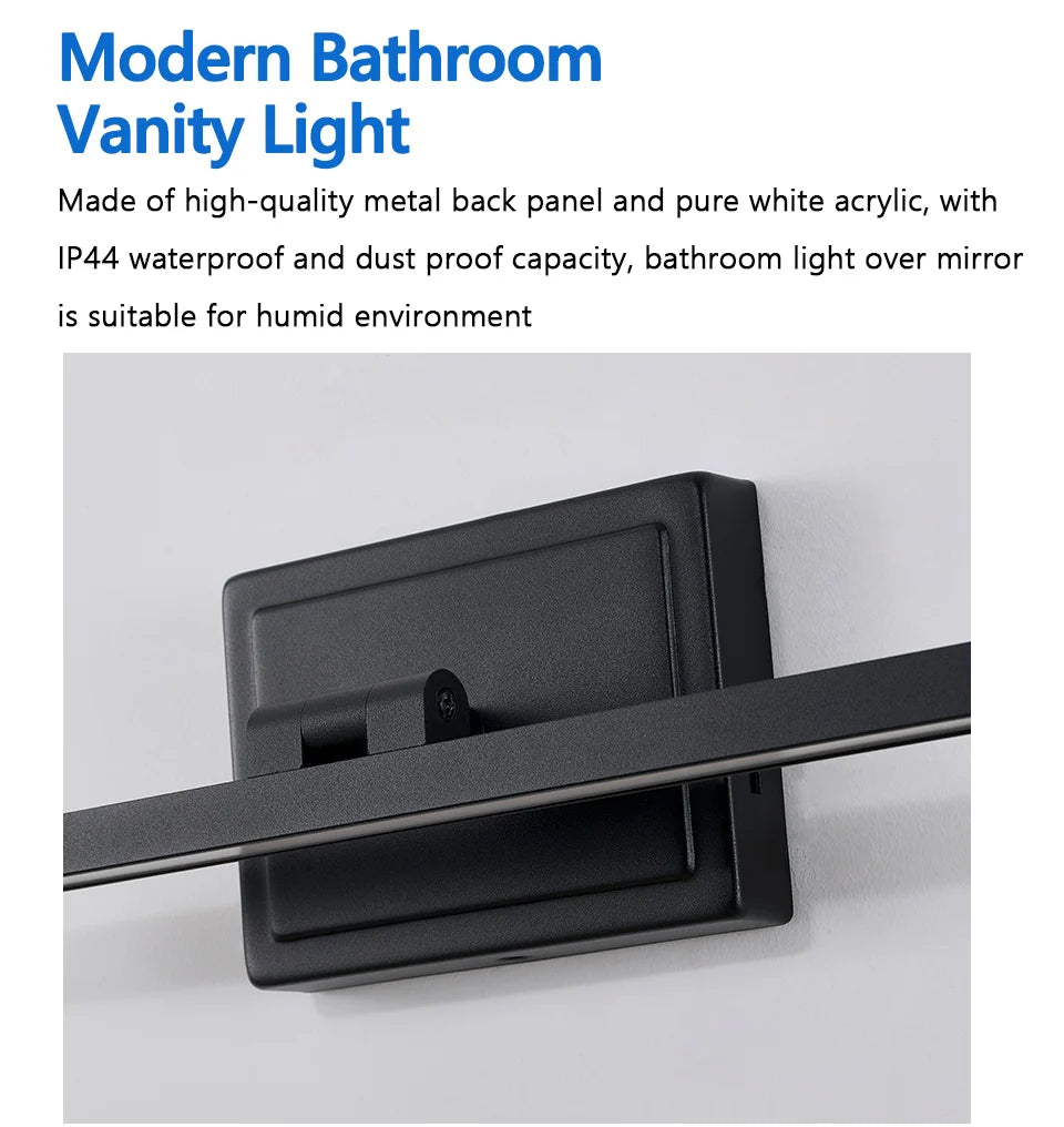 Modern Bathroom Vanity Light Led Dimmable 5cct Bathroom
