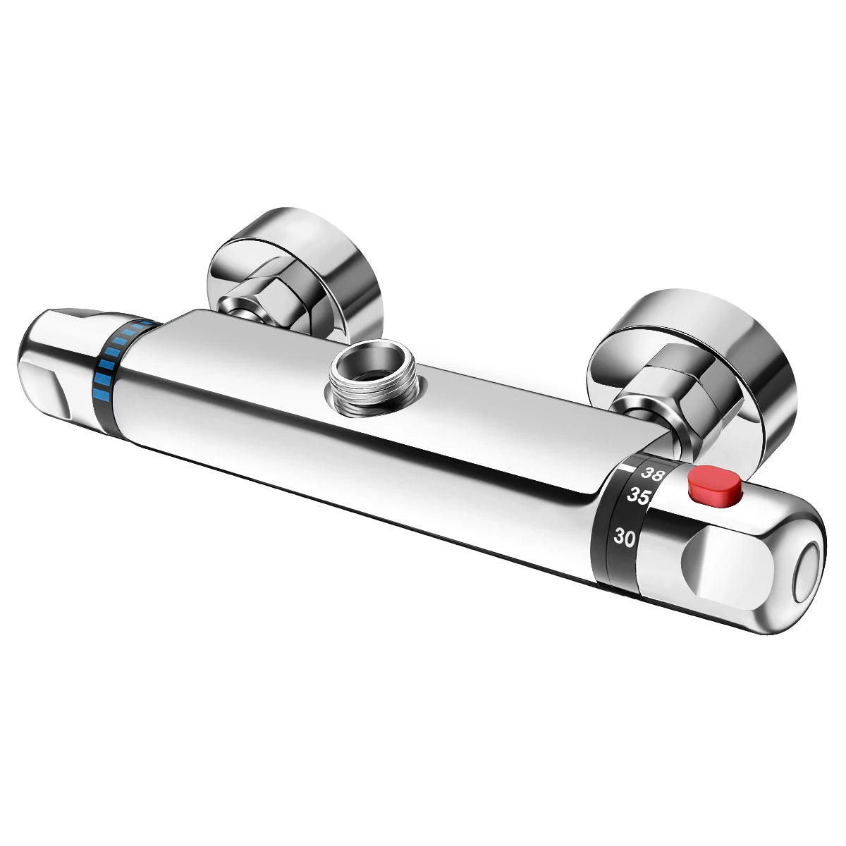 Bathroom Thermostatic Shower Faucet Brass Chrome Mixer Value