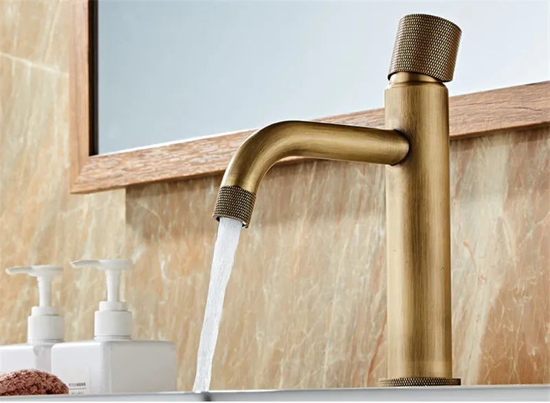 Basin Faucets Antique Bronze Bathroom Faucet & Cold