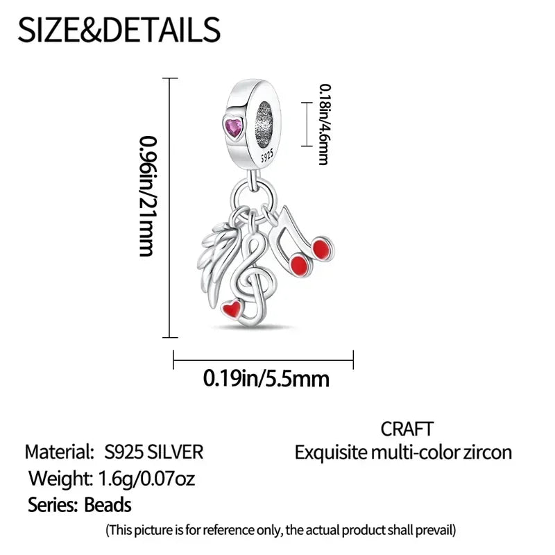 925 Sterling Silver Red Medicine Cabinet Pendant Charms