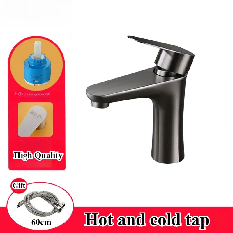 Elyn 304 Stainless Steel Bathroom Faucets Deck Mounted