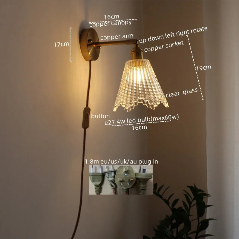 Iwhd Retro Style Led Wall Light Decor Corridor