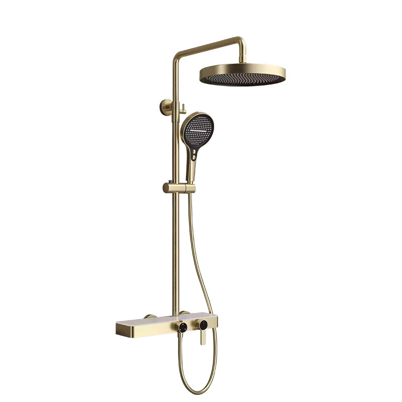 Vgx Gold Shower System Bathroom Shower Faucet 3-Way