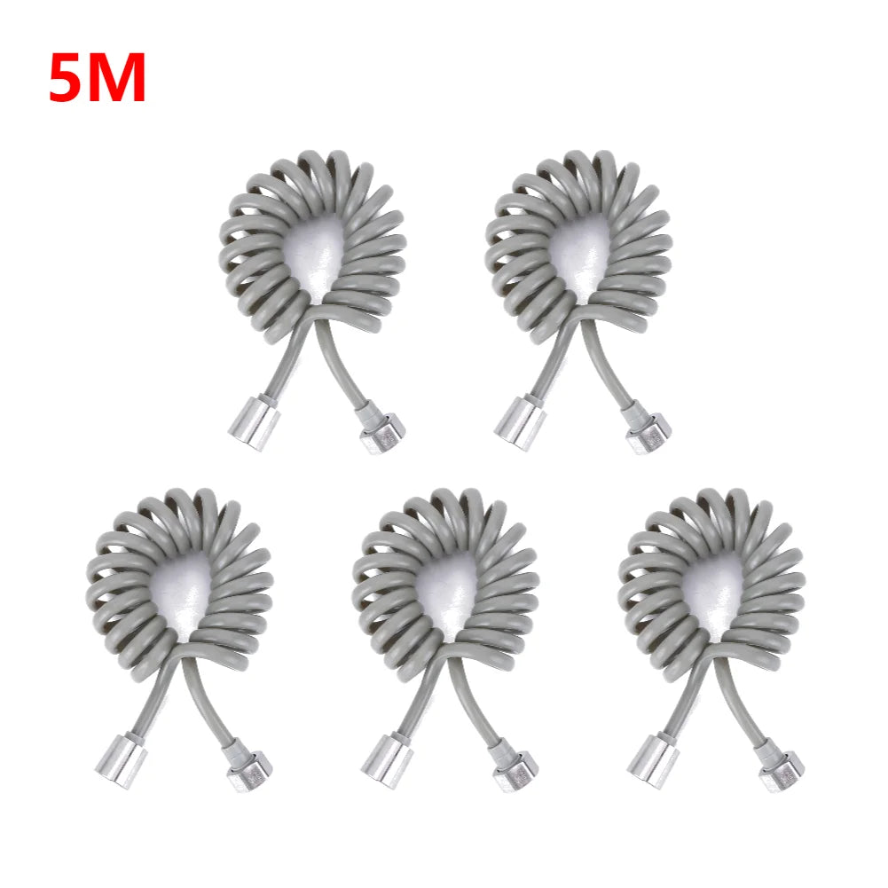 2/3/5m Flexible Shower Hose Universal Spring Extension Hand