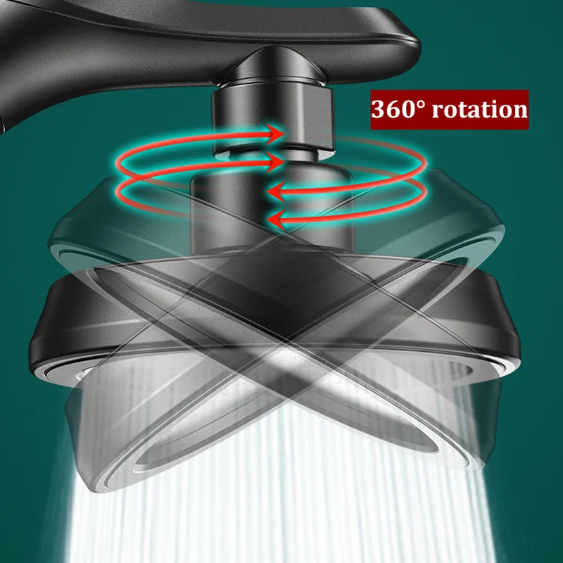 Handheld Overhead Shower Head Dual-Purpose Booster Shower Head