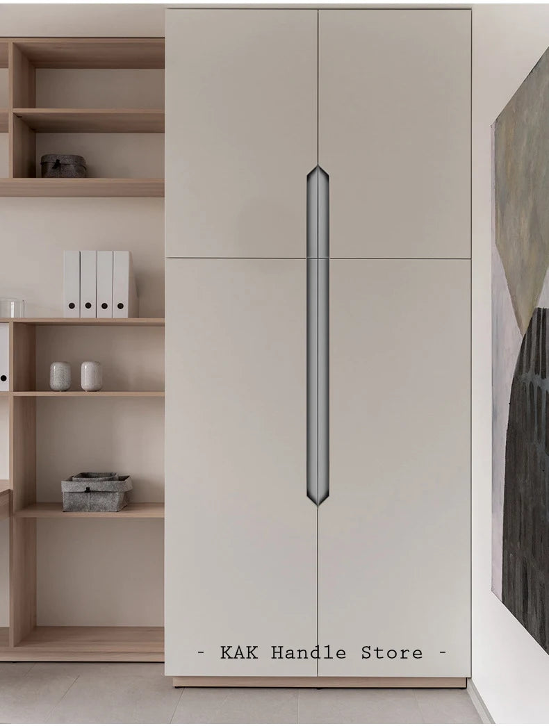 Kak Recessed Cabinet Handles Black Hidden Sliding Door