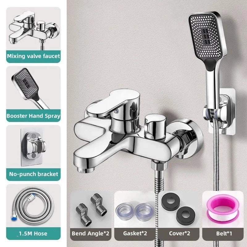 Bathroom Shower Faucet Mixing Valve Shower Bathroom Bathtub