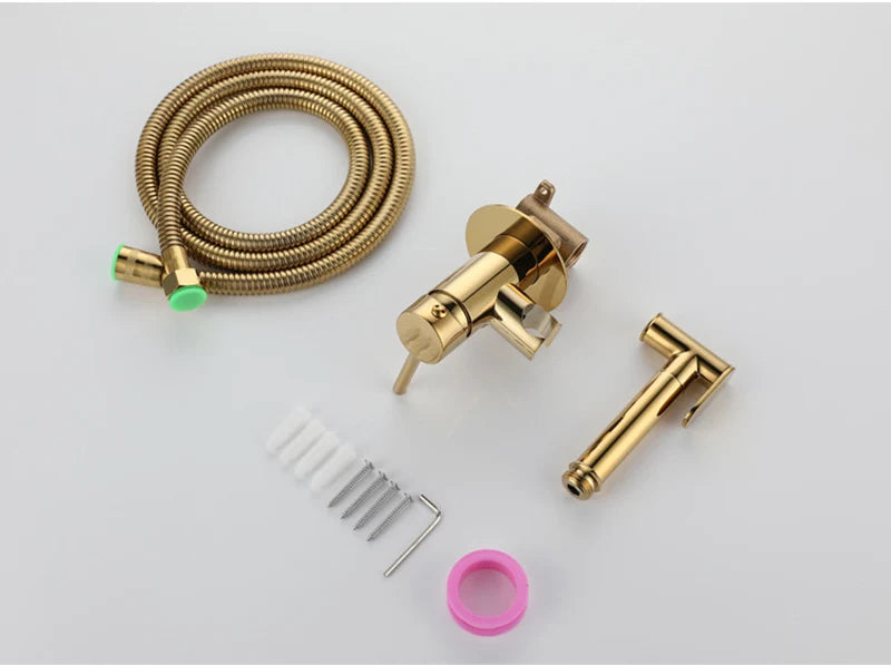 Wall Mounted Bidet Sprayer Faucet Bathroom Cold Water