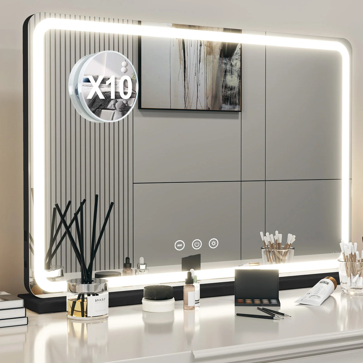 Extra Large Hollywood Vanity Mirror Led Lights Color
