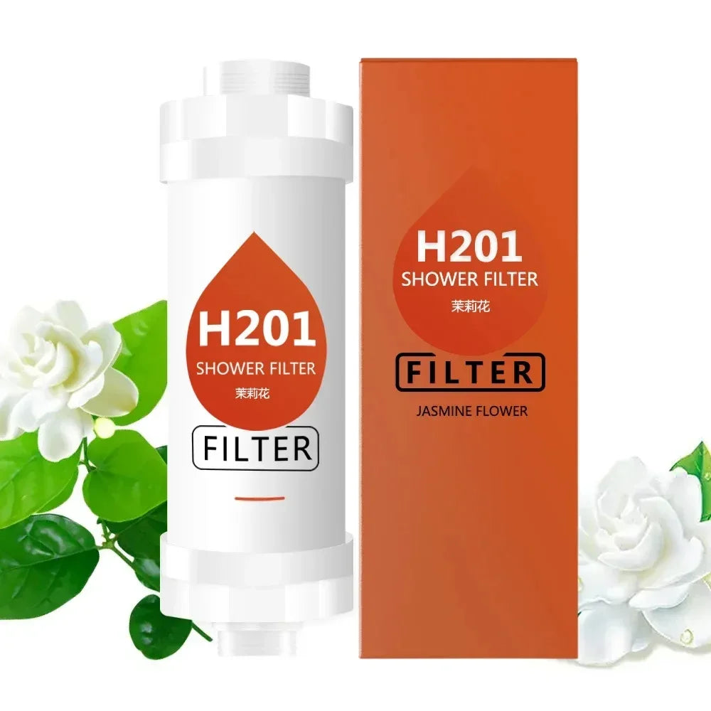 20pcs Scented Shower Head Filter Water Softener Removal