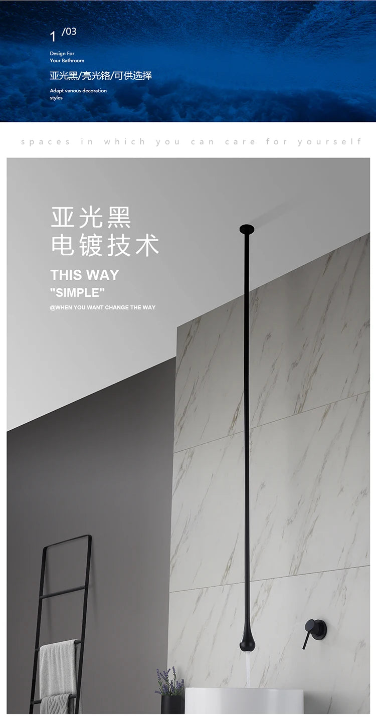 Wall/Deck Mount Brass Basin Faucet Bathtub Faucet Tap