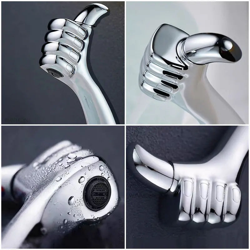 Modern Design Bathroom Sink Faucet Thumbs Bathroom Faucet