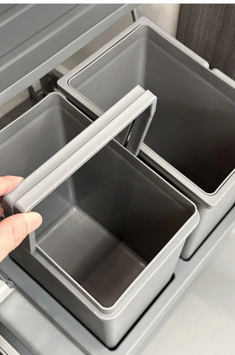 Sink Cabinet Door Connect Waste Bins Creative Waterproof