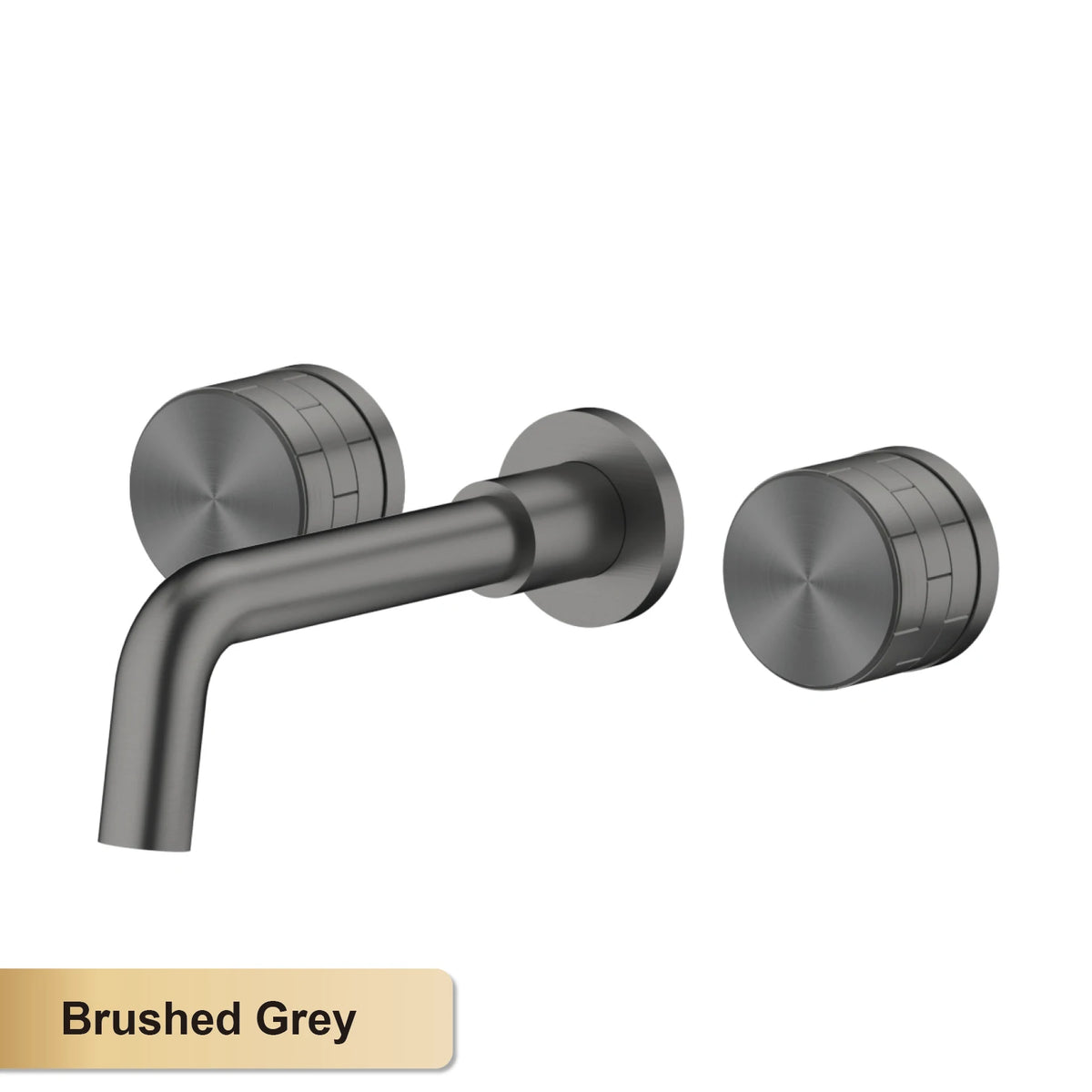 Luxury Black Bathroom Concealed Faucet Wall-Mounted Design Double