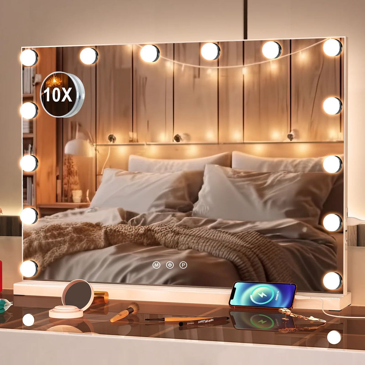 Uk Hollywood Mirror Vanity Make Up Mirror Lights