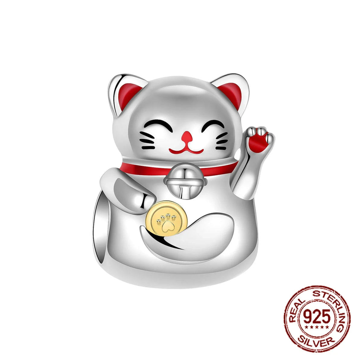 925 Sterling Silver Red Medicine Cabinet Pendant Charms
