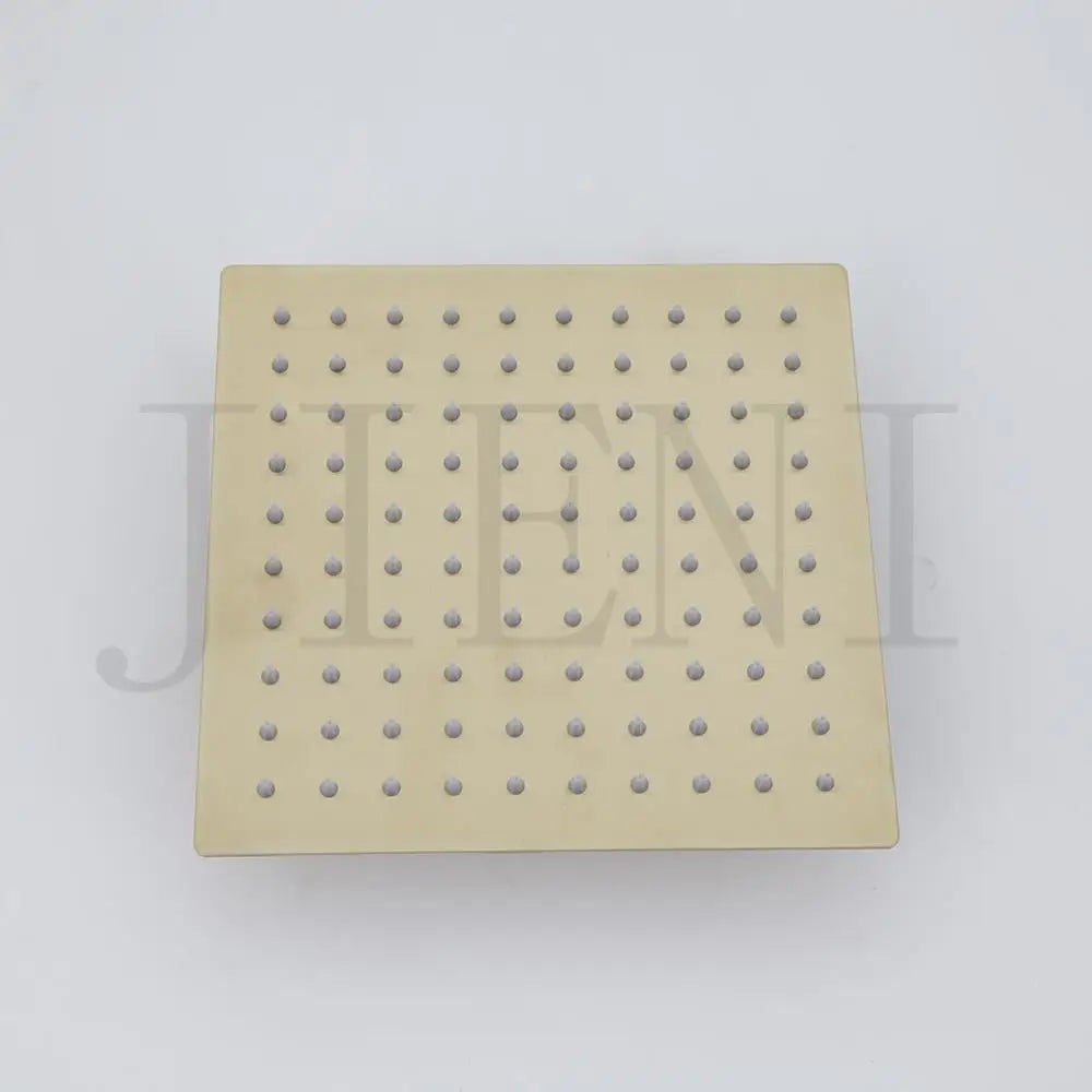 Jieni Inch Brushed Gold Rainfall Shower Faucet Sets