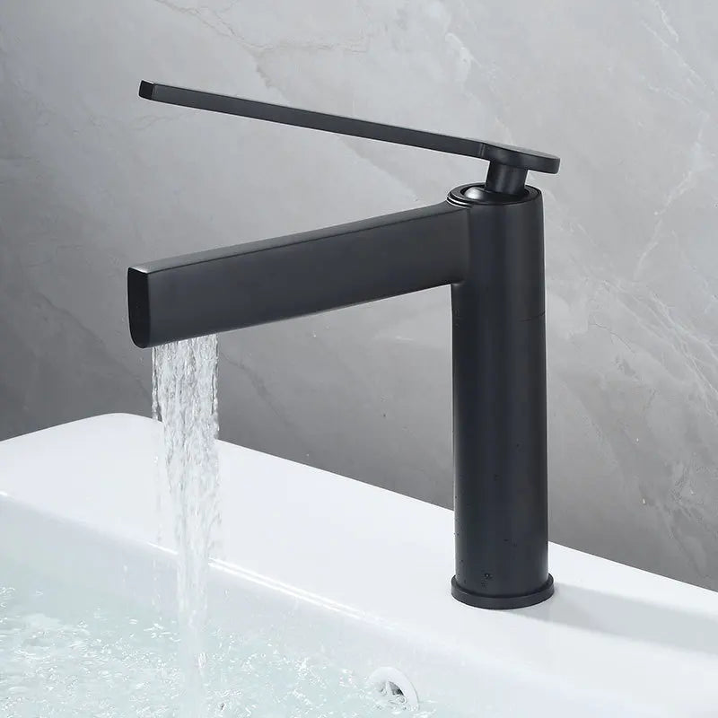 Basin Bathroom Sink Faucet Deck Mounted Cold Water